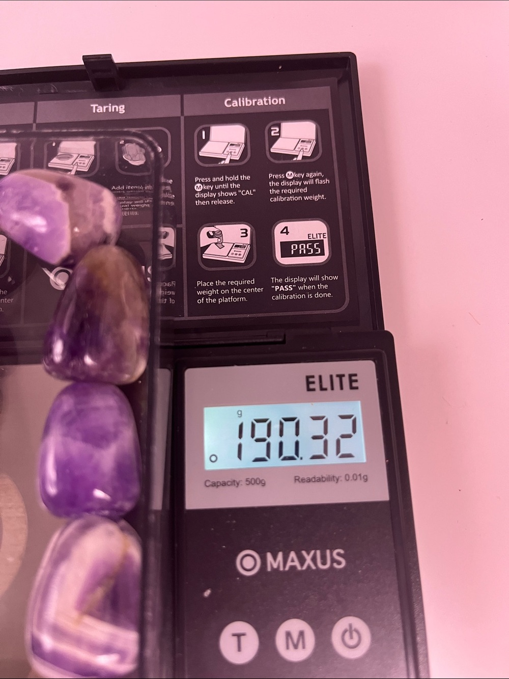 Chevron Amethyst Chunky Beaded Sterling Silver Vintage Necklace 10-20mm - Picture 7 of 11